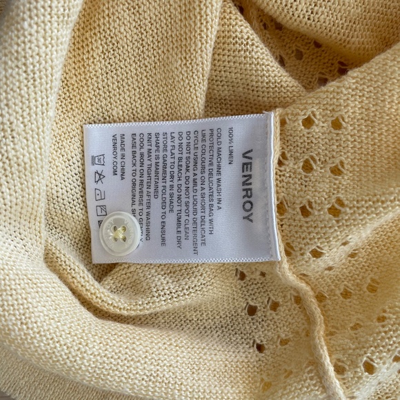 Venroy Knitted Contrast Stitch Short Sleeve Shirt - Picture 5 of 10